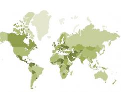 世界地图矢量图(EPS格式)