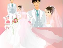 韩国甜美的婚姻矢量素材(4)