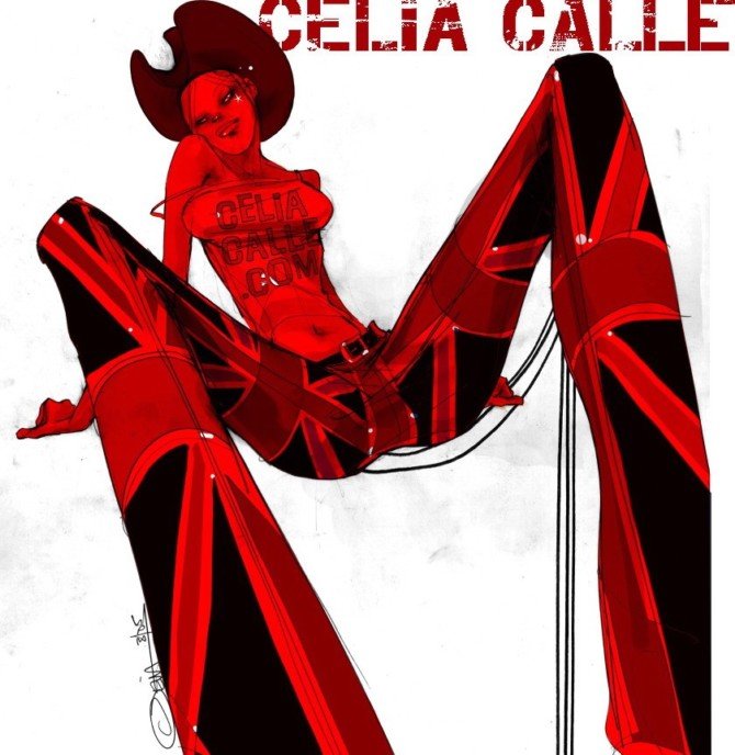 celia celle现代时尚插画欣赏