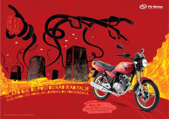 PG摩托车广告欣赏