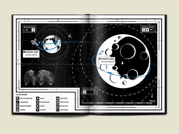 太空探索画册设计