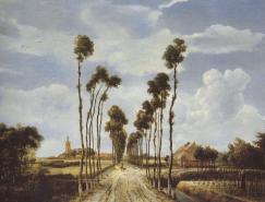 荷兰杰出风景画家梅因德尔特·霍贝玛MeindertHobbema
