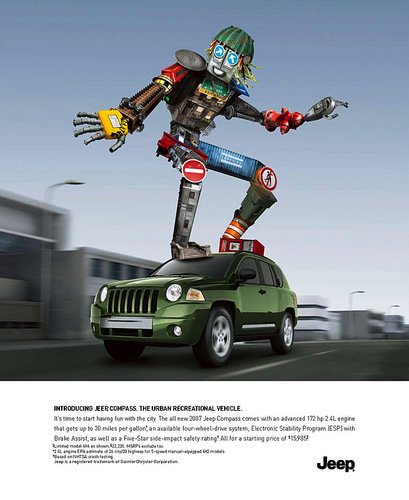 Jeep Compass指南者平面广告欣赏