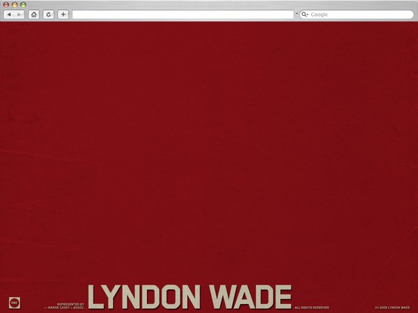 摄影师Lyndon Wade网站设计欣赏