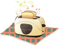 韩国卡通电器物件:烤面包机矢