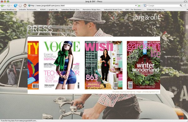 Jorg&Olif自行车品牌WEB设计欣赏