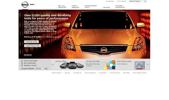 30个顶级汽车品牌网站设计欣赏