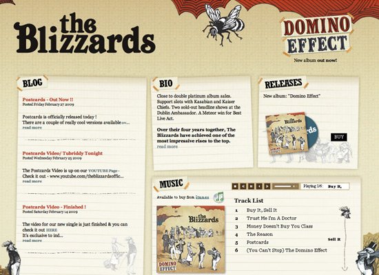 The Blizzards - screen shot.