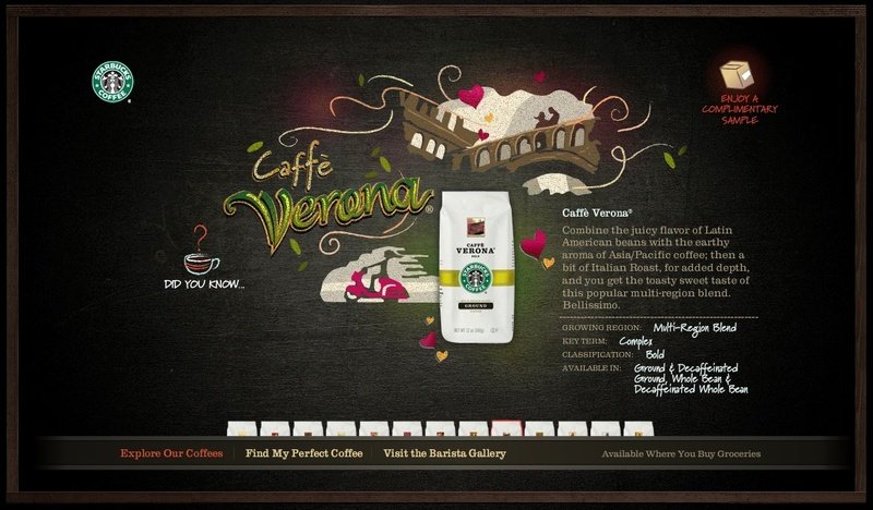 星巴克咖啡品牌平面设计集锦