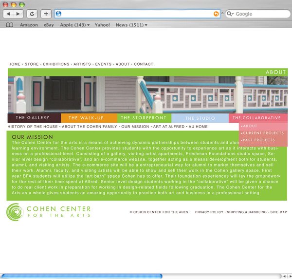 cohen center电子商务购物网站设计