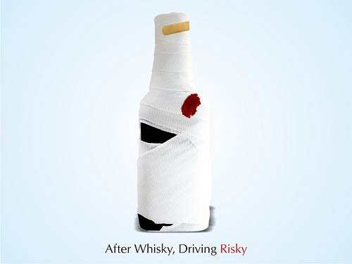After Whisky Driving Risky