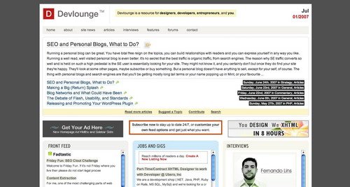 Beautiful Designs - Devlounge : A resource for designers and developers