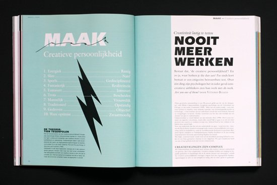 荷兰杂志《Blaadje》版式欣赏
