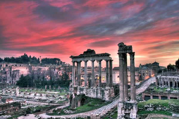 美丽的罗马风光HDR照片