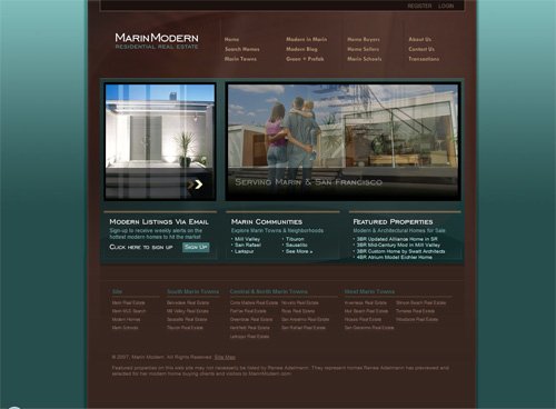 30个国外房地产网站设计