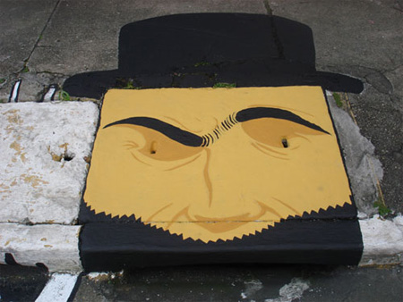 街头艺术：巴西的街道下水管道绘画欣赏