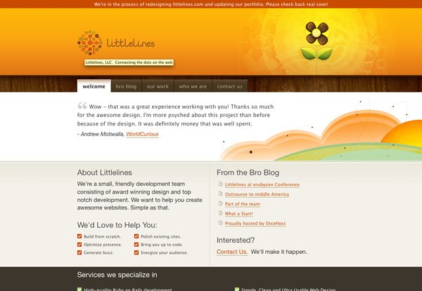 16个漂亮的橙色系网站欣赏
