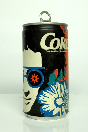 罐装可口可乐复古图案设计欣赏