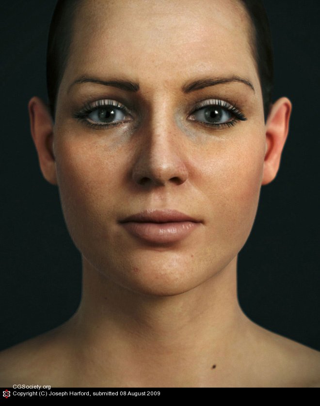 30张惊人的3D人物肖像作品
