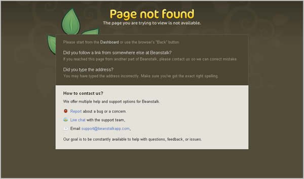 Cool Examples of Custom Error 404 Pages