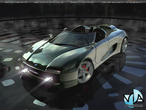 Concept car 2002 3D model
