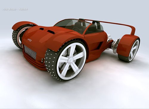 OverRider ATV Concept 3D model