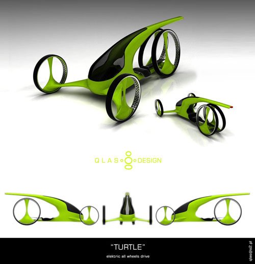 concept car turtle 3D model
