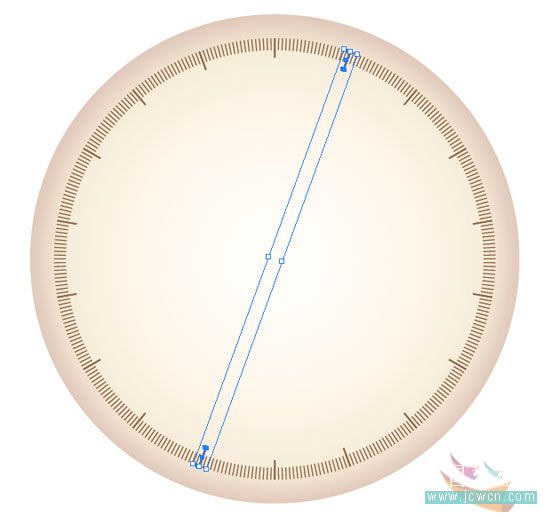 Illustrator鼠绘教程：简单绘制金色指南针