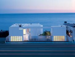 純白現代海濱別墅設計