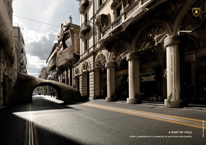 意大利的一部份：兰博基尼创意广告