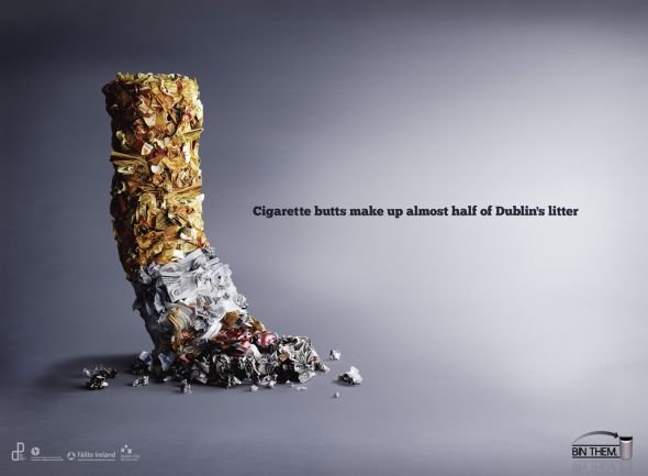 不吸烟的理由：63个创意禁烟广告