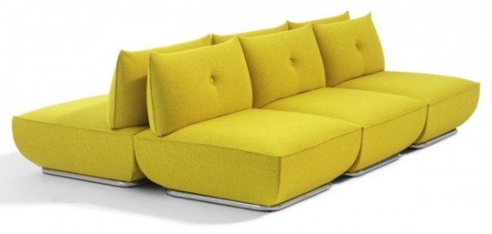 现代模块化和灵活的沙发椅设计