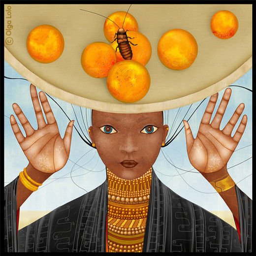40张非洲风情的数字艺术插画作品