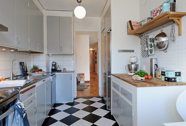瑞典一套漂亮宽敞的公寓装修设计
