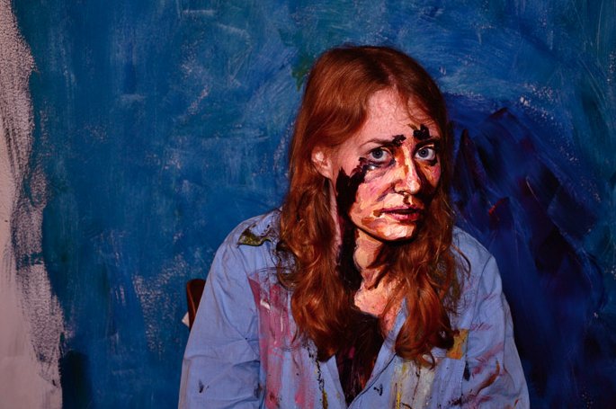 Alexa Meade的丙烯颜料人体彩绘油画