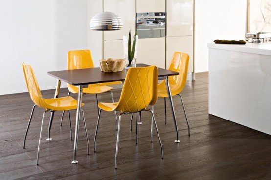 15款时尚亮丽的厨房椅子设计