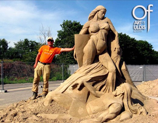 富有创意和吸引力的沙雕艺术作品