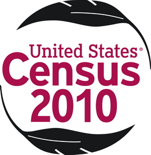 美国2010人口普查活动标志