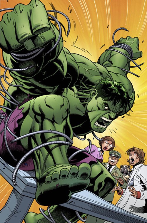 动漫人物：绿巨人Hulk 插画欣赏