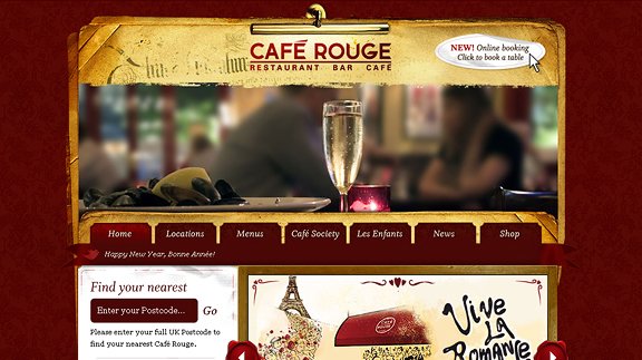 16个国外餐厅网站界面设计