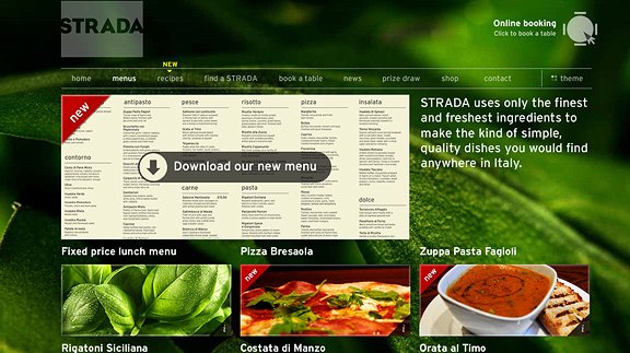 16个国外餐厅网站界面设计