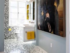 漂亮的浴室馬賽克瓷磚鑲嵌藝術