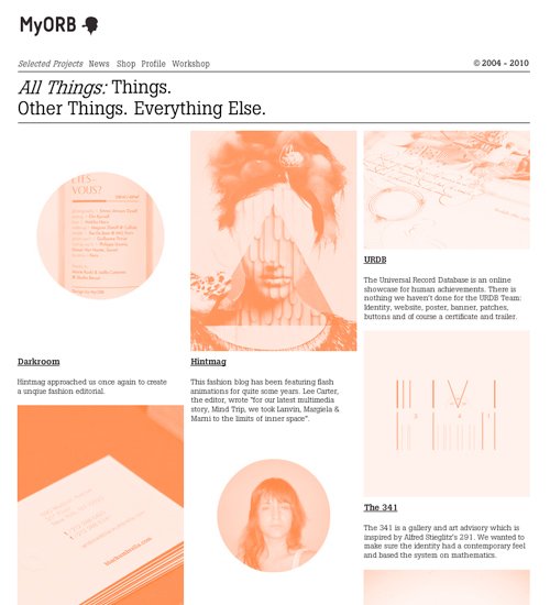 25个酷创意的网站设计欣赏