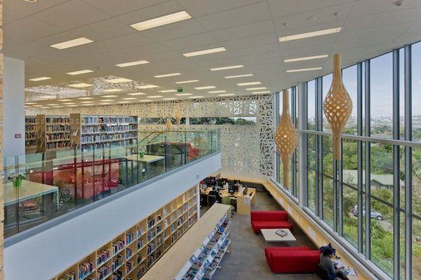 建筑欣赏: 新西兰Birkenhead图书馆和文化中心