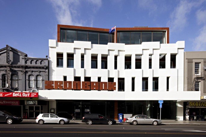 外观新颖独特的新西兰Ironbank大厦