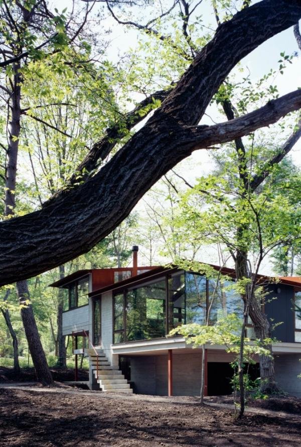 环抱大自然：日本VILLA-K现代山顶别墅