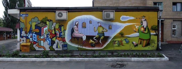 来自东欧的超现实主义街头艺术