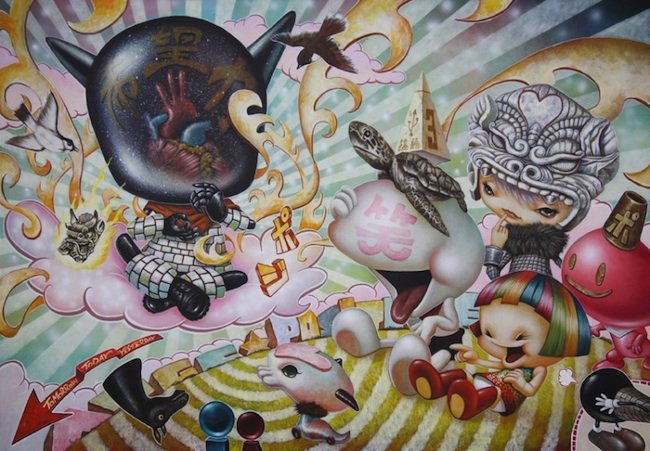 上野阳介(Yosuke Ueno)超现实主义绘画作品
