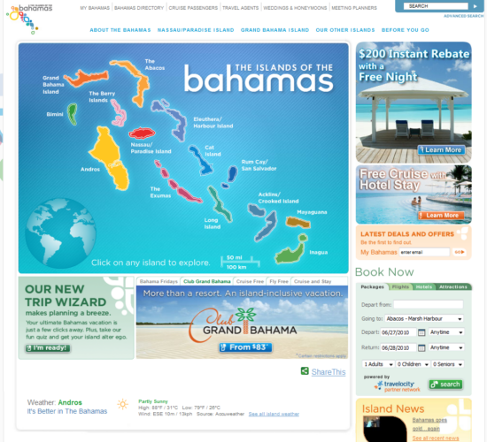20个国家旅游组织网站设计欣赏