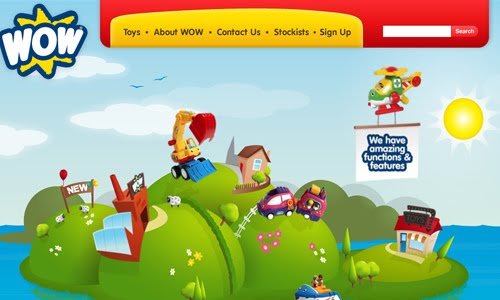 20个创意儿童网站设计